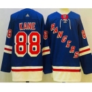 Men's New York Rangers #88 Patrick Kane Blue Authentic Jersey