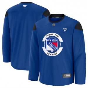 Men's New York Rangers Royal 2024-25 Team Practice Stitched Hockey Jersey