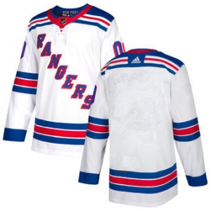 Men's New York Rangers adidas White Authentic Blank Jersey