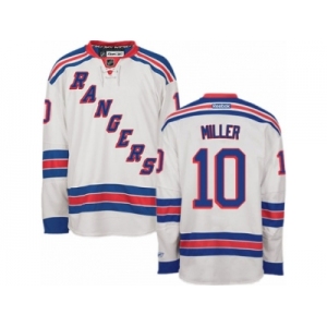 Men's Reebok New York Rangers #10 J.T. Miller Premier White Away NHL Jersey