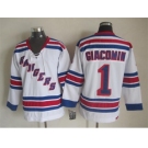 NHL New York Rangers #1 Giacomin white jerseys