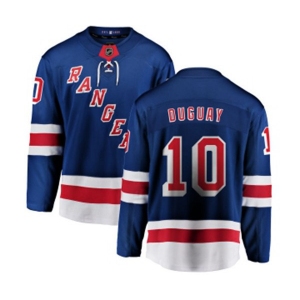 New York Rangers #10 Ron Duguay Fanatics Branded Royal Blue Home Breakaway NHL Jersey