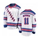 New York Rangers #11 Mark Messier Fanatics Branded White Away Breakaway NHL Jersey