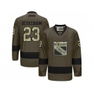 New York Rangers #23 Jeff Beukeboom Green Salute to Service Stitched NHL Jersey