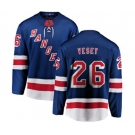 New York Rangers #26 Jimmy Vesey Fanatics Branded Royal Blue Home Breakaway NHL Jersey