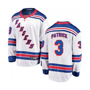 New York Rangers #3 James Patrick Fanatics Branded White Away Breakaway NHL Jersey