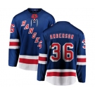 New York Rangers #36 Glenn Anderson Fanatics Branded Royal Blue Home Breakaway NHL Jersey