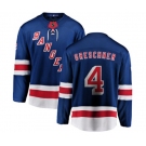 New York Rangers #4 Ron Greschner Fanatics Branded Royal Blue Home Breakaway NHL Jersey