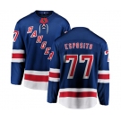 New York Rangers #77 Phil Esposito Fanatics Branded Royal Blue Home Breakaway NHL Jersey