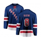 New York Rangers #8 Kevin Klein Fanatics Branded Royal Blue Home Breakaway NHL Jersey