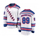 New York Rangers #89 Pavel Buchnevich Fanatics Branded White Away Breakaway NHL Jersey