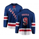 New York Rangers #9 Adam Graves Fanatics Branded Royal Blue Home Breakaway NHL Jersey