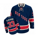 Reebok New York Rangers #33 Fredrik Claesson Authentic Navy Blue Third NHL Jersey