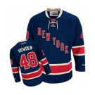 Reebok New York Rangers #48 Brett Howden Authentic Navy Blue Third NHL Jersey