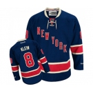 Reebok New York Rangers #8 Kevin Klein Authentic Navy Blue Third NHL Jersey