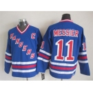 nhl jerseys new york rangers #11 Mark Messier blue [New vintage retro]