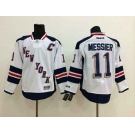 nhl jerseys new york rangers #11 messier white[patch C]