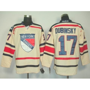 nhl jerseys new york rangers #17 dubinsky white[2011 new]