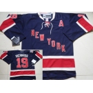 nhl jerseys new york rangers #19 richards blue[85th]