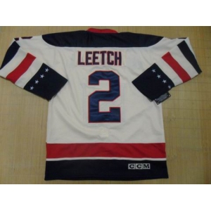 nhl jerseys new york rangers #2 leetch white(2012 winter classic)