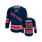 nhl jerseys new york rangers #20 kreider dk blue