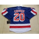 nhl jerseys new york rangers #20 kreider lt.blue[kreider]