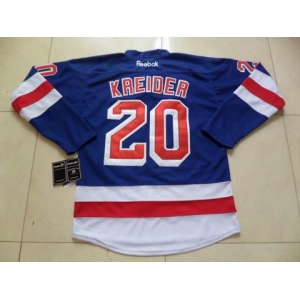 nhl jerseys new york rangers #20 kreider lt.blue[kreider]