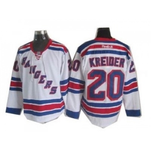 nhl jerseys new york rangers #20 kreider white
