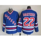 nhl jerseys new york rangers #22 bartner blue[bartner]