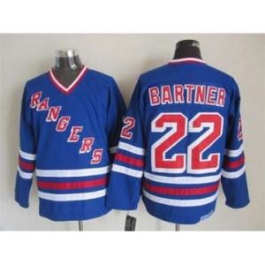 nhl jerseys new york rangers #22 bartner blue[bartner]