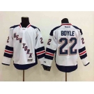 nhl jerseys new york rangers #22 boyle white