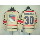 nhl jerseys new york rangers #30 lundqvist white[2011 new]