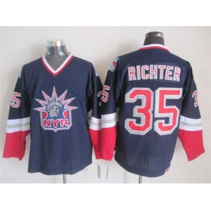 nhl jerseys new york rangers #35 richter blue[2015 new]