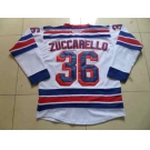 nhl jerseys new york rangers #36 zuccarello white[2014 new stadium]