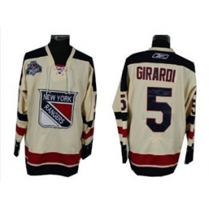 nhl jerseys new york rangers #5 girardi white(2012 winter classic)