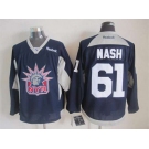 nhl jerseys new york rangers #61 nash blue[2015 new]