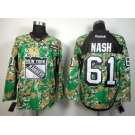 nhl jerseys new york rangers #61 nash camo