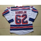 nhl jerseys new york rangers #62 hagelin white[2014 new stadium]