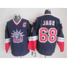 nhl jerseys new york rangers #68 jacr blue[2015 new][patch C]