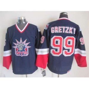 nhl jerseys new york rangers #99 gretzky blue[2015 new]