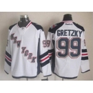 nhl jerseys new york rangers #99 gretzky white[2014 new stadium]