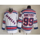 nhl jerseys new york rangers #99 gretzky white[m&n]