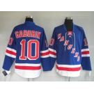 nhl new york rangers #10 gaborik blue