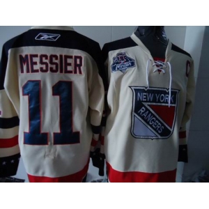 nhl new york rangers #11 messier white(2012 winter classic)