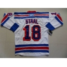 nhl new york rangers #18 staal white