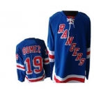 nhl new york rangers #19 gomez blue