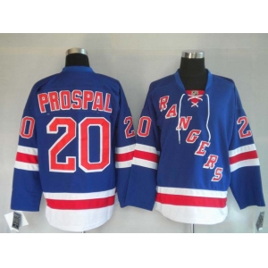 nhl new york rangers #20 prospal blue