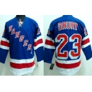 nhl new york rangers #23 drury blue