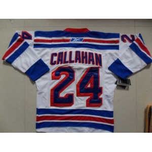 nhl new york rangers #24 callahan white