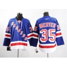 nhl new york rangers #35 richter lt.blue